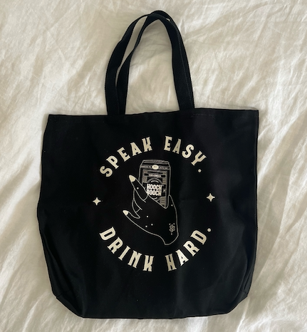 Speak Easy Drink Hard Tote